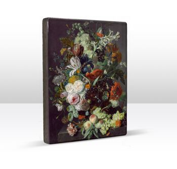 Laqueprint, Nature morte aux fleurs - Jan van Huysum I 2