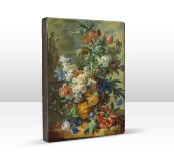 Laqueprint, Nature morte aux fleurs - Jan van Huysum II 2