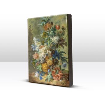 Laqueprint, Nature morte aux fleurs - Jan van Huysum II 4