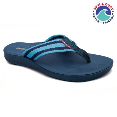 Ceyo Erwachsene Flip Flop 6100-13 Größen 40-45 (7-10 ½ UK) - 40 - Blau