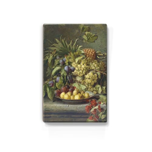 Laqueprint, Stilleven met fruit - Adriana Johanna Haanen