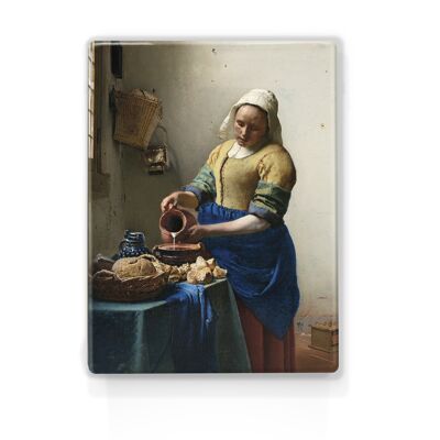 Lacquer print, Milkmaid - Johannes Vermeer