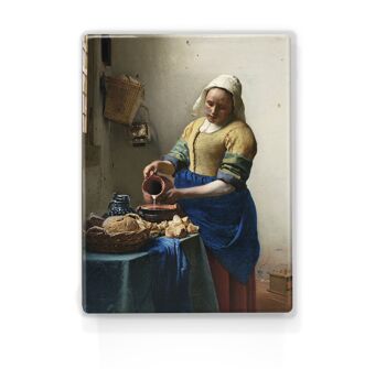 Épreuve en laque, Laitière - Johannes Vermeer 1