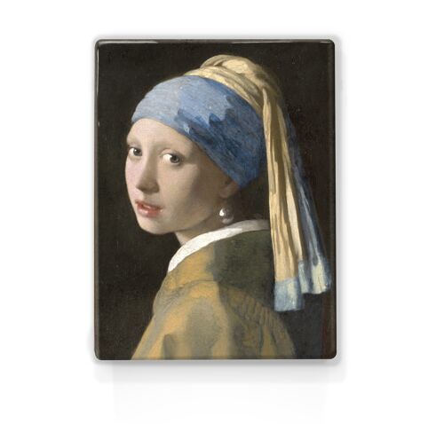 Laqueprint, Meisje met de parel - Johannes Vermeer