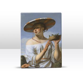 Laque, Jeune fille au chapeau large - Caesar Boëtius van Everdingen 3