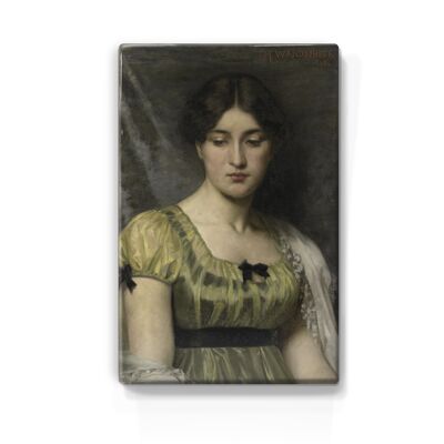 Laqueprint, Portrait of a woman - Marie Wandscheer