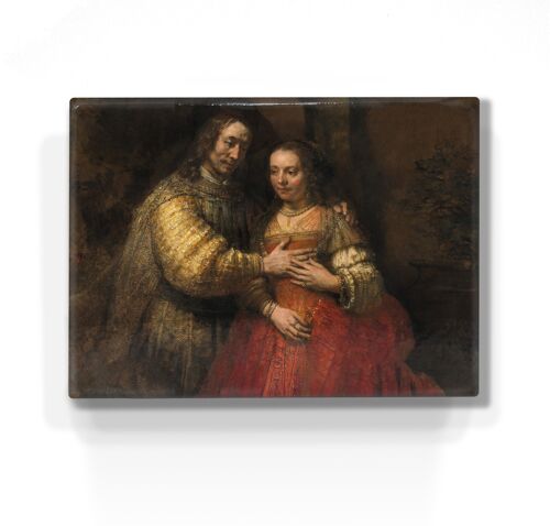 Laqueprint, Het Joodse Bruidje - Rembrandt van Rijn,