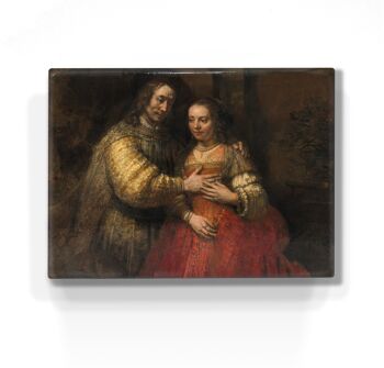 Épreuve en laque, La Fiancée juive - Rembrandt van Rijn, 1