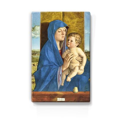Lacquer print, Madonna di Alzano - Giovanni Bellini