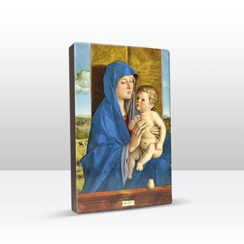 Estampe en laque, Madonna di Alzano - Giovanni Bellini 2
