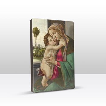 Gravure en laque, Vierge à l'Enfant - Sandro Botticelli 2