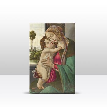 Gravure en laque, Vierge à l'Enfant - Sandro Botticelli 3