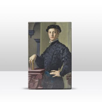 Laque, Portrait d'un jeune homme au livre - Agnolo_Bronzino 3