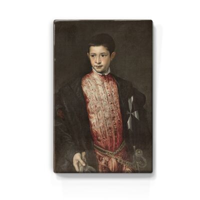 Laqueprint, Portrait of Ranuccio Farnese - Titian