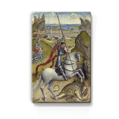 Laqueprint, San Giorgio e il drago - Rogier van der Weyden