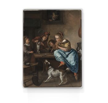 Laqueprint, La classe de danse - Jan Havicksz Steen 1