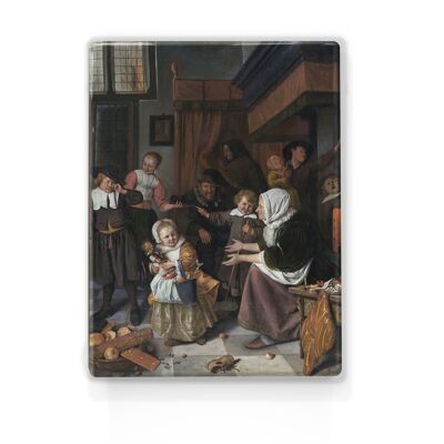 Laqueprint, La fête de Saint Nicolas - Jan Havicksz Steen