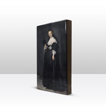 Laqueprint, Portrait of Oopjen Coppit - Rembrandt van Rijn 4