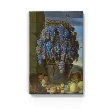 Laqueprint, Nature morte aux raisins et autres fruits - Luca Forte 1
