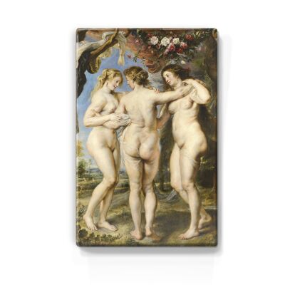 Impresión de laca, 3 Gracias - Peter Paul Rubens