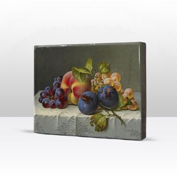 Epreuve en laque, Nature morte aux fruits - Emilie Preyer 4