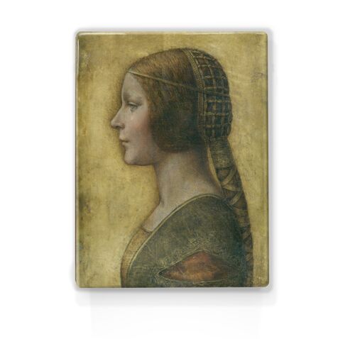 Laqueprint, De mooie prinses - Leonardo da Vinci