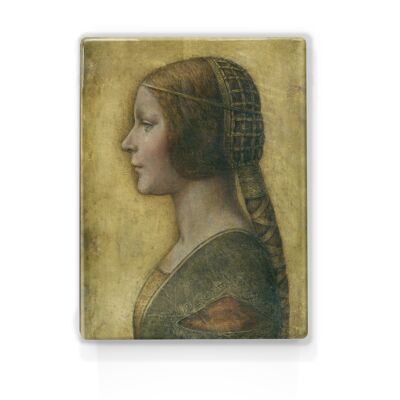 Stampa laccata, La bella principessa - Leonardo da Vinci