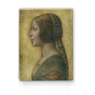 Laqueprint, De mooie prinses - Leonardo da Vinci