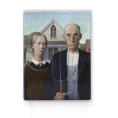 Lackdruck, American Gothic - Brand Wood