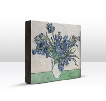 Laque, Iris dans un vase - Vincent van Gogh I 2