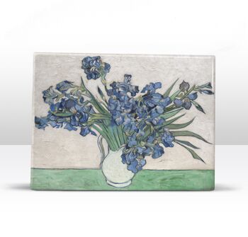 Laque, Iris dans un vase - Vincent van Gogh I 3