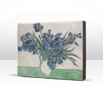 Laque, Iris dans un vase - Vincent van Gogh I 4