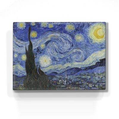 Impression laquée, La nuit étoilée - Vincent van Gogh