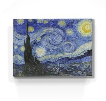 Impression laquée, La nuit étoilée - Vincent van Gogh 1