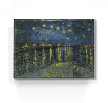 Laque, Ciel étoilé sur le Rhône - Vincent van Gogh 1