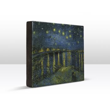Laque, Ciel étoilé sur le Rhône - Vincent van Gogh 2