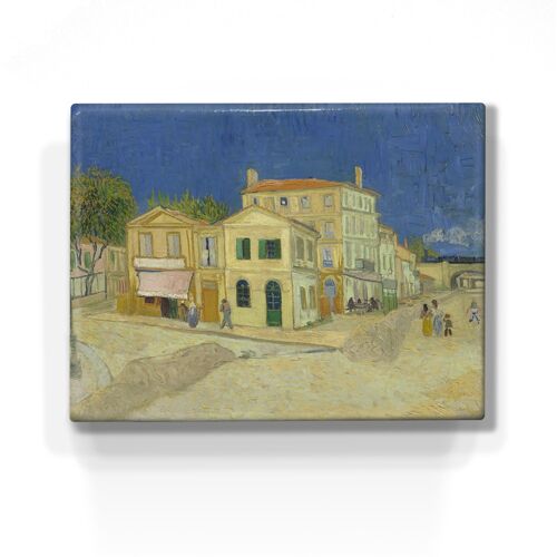 Laqueprint, Het gele huis - Vincent van Gogh