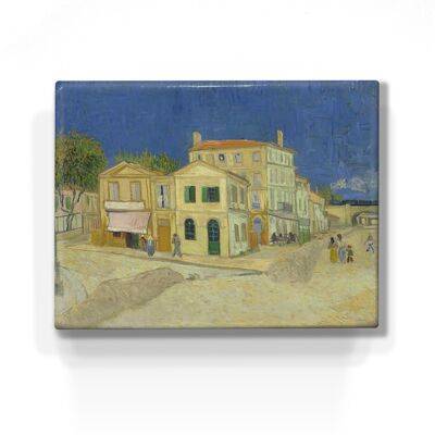 Laqueprint, Het gele huis - Vincent van Gogh
