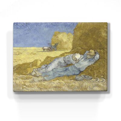 Impresión de laca, Siesta - Vincent van Gogh