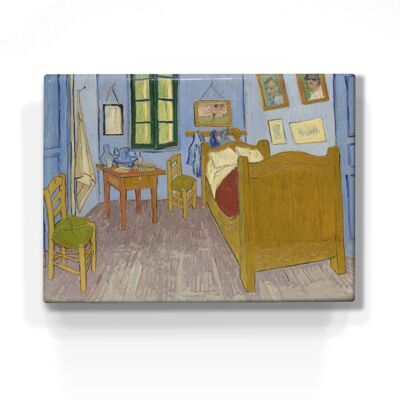 Laqueprint, Slaapkamer - Vincent van Gogh