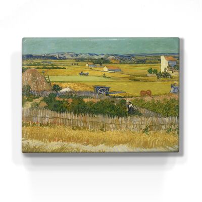 Laqueprint, De oogst - Vincent van Gogh