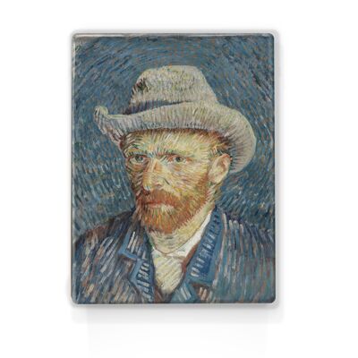 Lacquer print, Self-portrait - Vincent van Gogh I