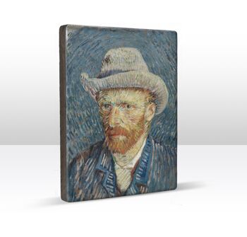 Impression sur laque, Autoportrait - Vincent van Gogh I 2