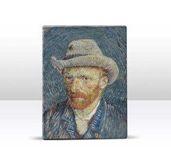 Impression sur laque, Autoportrait - Vincent van Gogh I 3