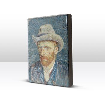 Impression sur laque, Autoportrait - Vincent van Gogh I 4