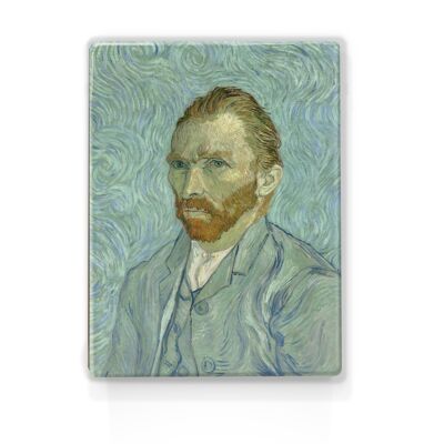 Lacquer print, Self-portrait - Vincent van Gogh II