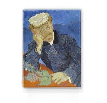 Laque, Portrait du Dr Paul Gachet - Vincent van Gogh 1