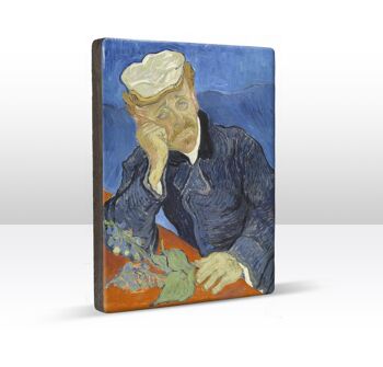 Laque, Portrait du Dr Paul Gachet - Vincent van Gogh 2