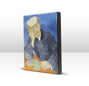 Laque, Portrait du Dr Paul Gachet - Vincent van Gogh 4