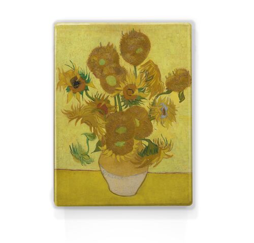 Laqueprint, Zonnebloemen 1 - Vincent van Gogh